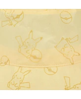 Pokemon Men's Pikachu All-Over Print Adult Natural Bucket Hat