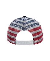 Generic Men's 4th of July American Flag Usa Blue Trucker Hat