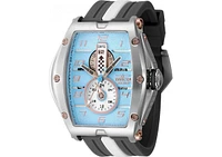 Invicta Men's 47385 Invicta Racing Quartz Multifunction White, Silver, Brown, Rose Gold, Light Blue Dial Watch
