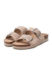Women's Suede Slip on Sandals By Xti