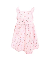 Hudson Baby Girls Cotton Dresses, Fun Floral