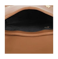 Women's Cocoa Brown Cross Body Bag