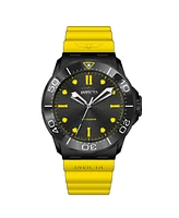 Invicta Men's 46394 Coalition Forces Quartz 3 Hand Black Dial Watch
