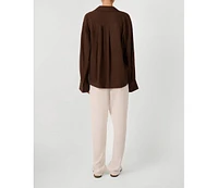 WeWoreWhat Women's Kaftan Linen Top