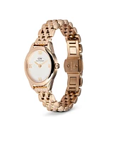 Daniel Wellington Women's Analog Rose Gold Tone Stainless-Steel Watch