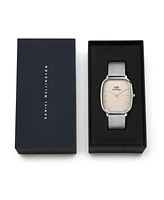 Daniel Wellington Men's Analog Silver Tone Stainless-Steel Watch, 32mm