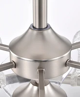 Home Accessories 28" Luciala 6-Light Indoor Ceiling Fan Chandelier