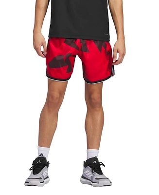 adidas Men's Crazy Lite Allover Printed Basketball Shorts