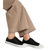 Guess Women's Carey Jacquard Logo Low-Top Lace-Up Sneakers