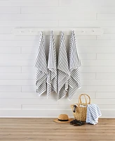 ienjoy Home Cabana Stripe Cotton Beach Towels Set, 30" x 70"