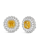 Anna Zuckerman La Maya Cz Crystalline Earrings