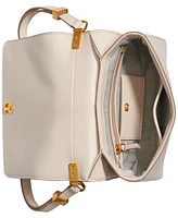Donna Karan New York Jericho Woven Leather Floral Shoulder Bag