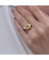 Anna Zuckerman Allura 3 Stone Cz Crystalline Ring