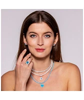 Anna Zuckerman Serenity Aquamarine Cocktail Ring