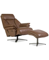 Guermo Leather Power Recliner, Exclusively at Macy's