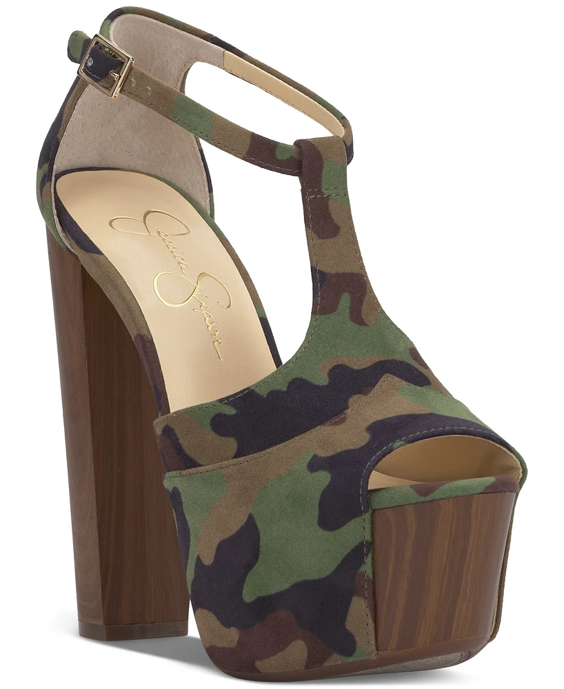 Jessica Simpson Women's Dany Platform Block-Heel Sandals