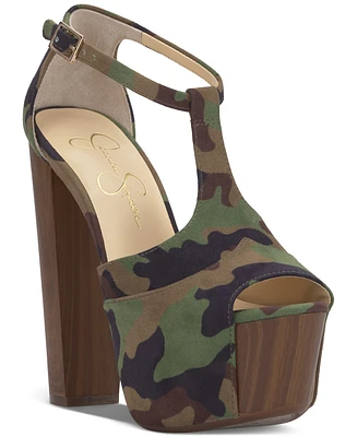 Jessica Simpson Women's Dany Platform Block-Heel Sandals