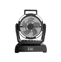 Ayamaya 40,000mAh Rechargeable Camping Fan with Led Lantern & Power Bank, Ultra-Quiet 9-Speed Tent Fan with Remote, 135-Hour Battery Life, Adjustable
