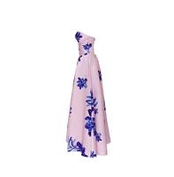 Milla Women's Dainty pink A-line maxi dress with blue-flowered pattern