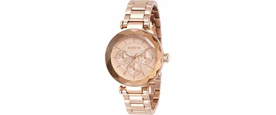 Invicta Women's 31272 Angel Quartz Chronograph Rose Gold Dial Watch