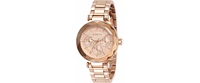 Invicta Women's 31272 Angel Quartz Chronograph Rose Gold Dial Watch