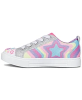 Skechers Little Girls Twinkle Toes: Sparks - Cosmic Burst Light-Up Casual Sneakers from Finish Line