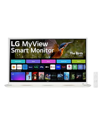 Lg MyView 32SR70U 32" 16:9 4K Ultra Hd Ips Smart Monitor with webOS and Built-In Speakers, White