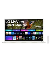 Lg MyView 32SR70U 32" 16:9 4K Ultra Hd Ips Smart Monitor with webOS and Built-In Speakers, White