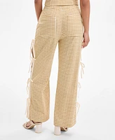 Avec Les Filles Women's Side-Tie Straight-Leg Pants