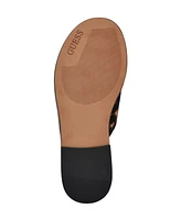 Guess Women's Graysie Quattro G Embellished Flat Sandal