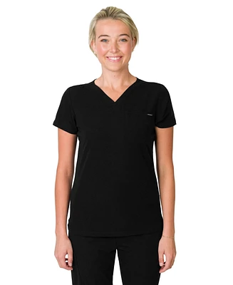 Medgear Women's Camilla Slim Scrubs Top with One Pocket