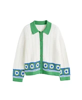 Chinti and Parker Women's & Cotton Chevron Stitch T-Shirt