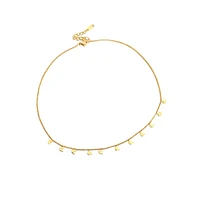 Sohi Women's Gold Plated Minimal Necklace