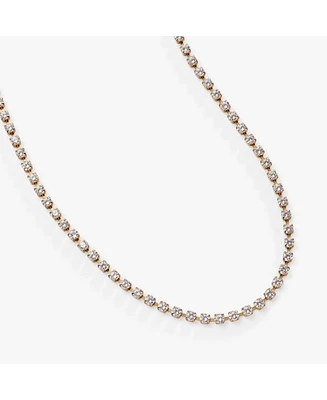 Crystal Tennis Chain Adjustable Necklace