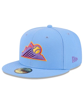 New Era Men's Light Blue Colorado Rockies 2025 City Connect 59FIFTY Fitted Hat