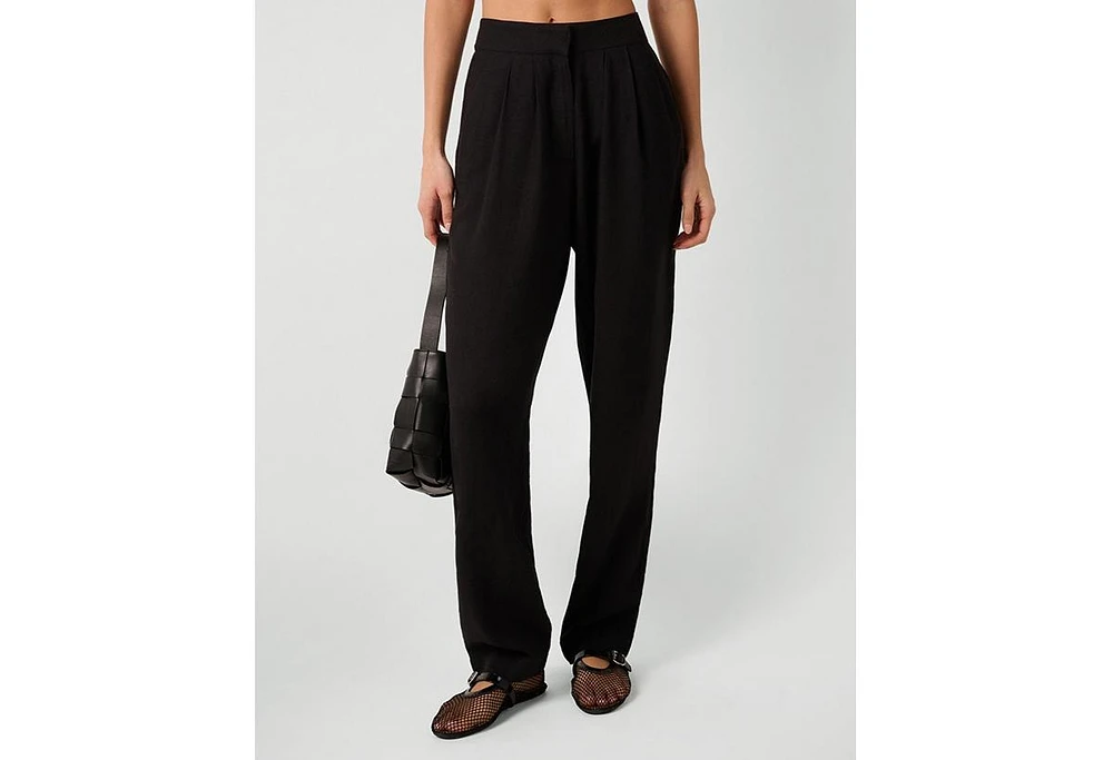 WeWoreWhat Women's Linen Trouser