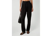 WeWoreWhat Women's Linen Trouser