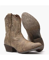Crush by Durango Women's Distressed Shortie Western Boot