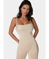 Bebe Women's Ombre Embellished Jumpsuit