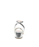 Alterre Women's Silver Marilyn Customizable Sandals