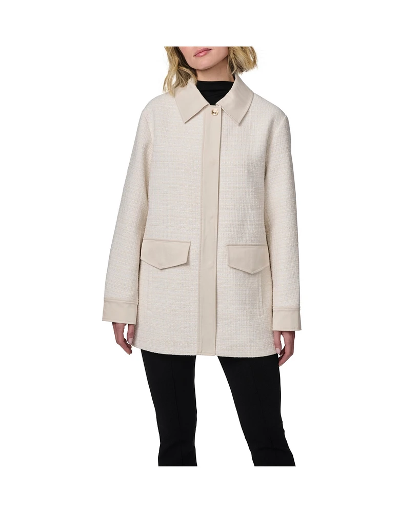 Bernardo Women's Tweed Shacket