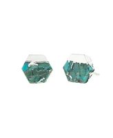 Oasis Studs in Silver