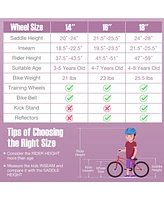 14 Inch Children Bicycle Adjustable Kids Bike with Double Brake System
