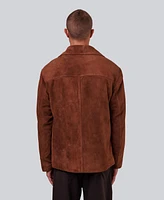 Furniq Uk Men's Men s Suede Shirt Jacket , Created for Macy