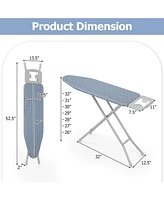 48 Inch x 13.5 Ironing Board with Iron Rest, Full Size Iron Stand with 3 Layers Extra Thick Cover