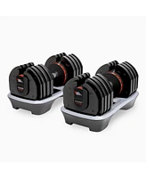 Nonzero Gravity PowerDyne Adjustable Dumbbell Weights (Coal 80lbs (Set of 2))