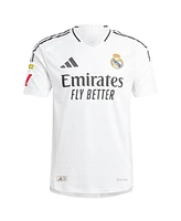 Adidas Men's Kylian Mbappe White Real Madrid 2024/25 Home Authentic Player Jersey