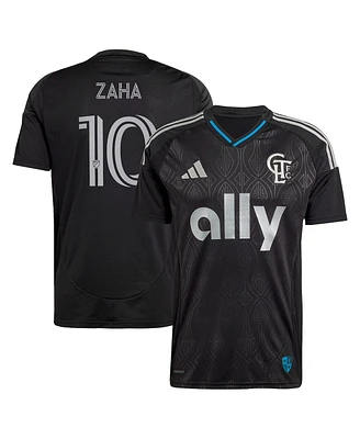 Adidas Men's Wilfried Zaha Black Charlotte Fc 2025 Fortress Kit Replica Player Jersey