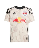 Adidas Big Boys and Girls Eric Maxim Choupo-Moting Tan New York Red Bulls 2025 Stone Kit Replica Player Jersey
