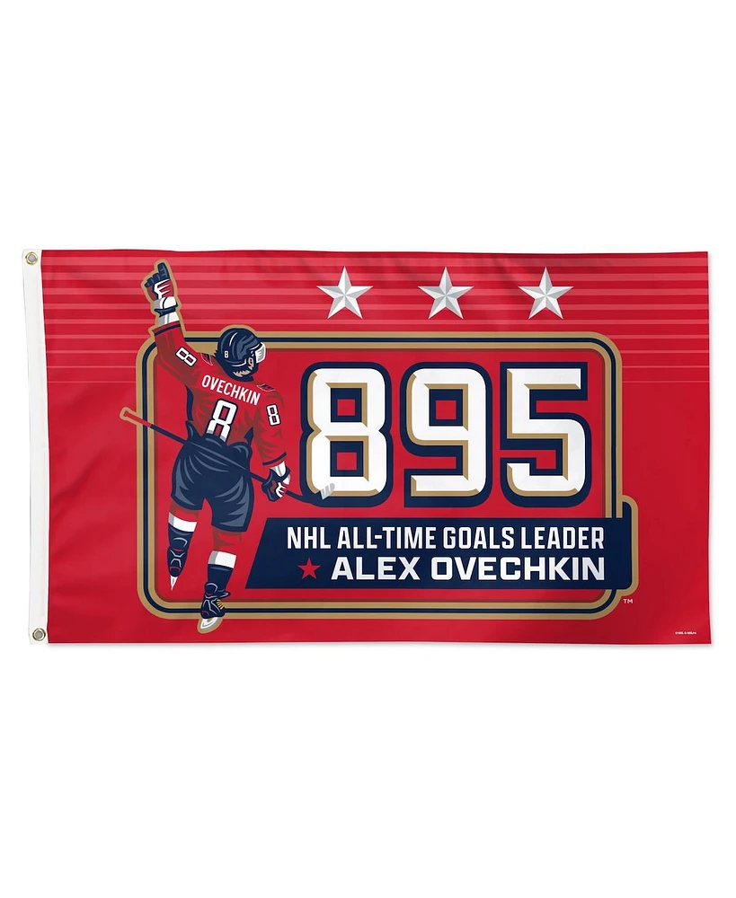 Wincraft Alexander Ovechkin Washington Capitals Nhl All-Time Leading Goal Scorer 3' x 5' One-Sided Deluxe Flag